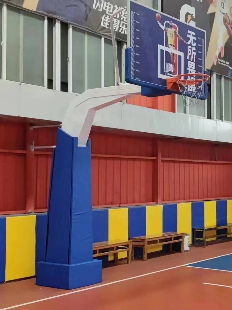 Buried basketball racks indoor outdoor home adult children's basketball racks directly buried fixed American square tube basketball racks