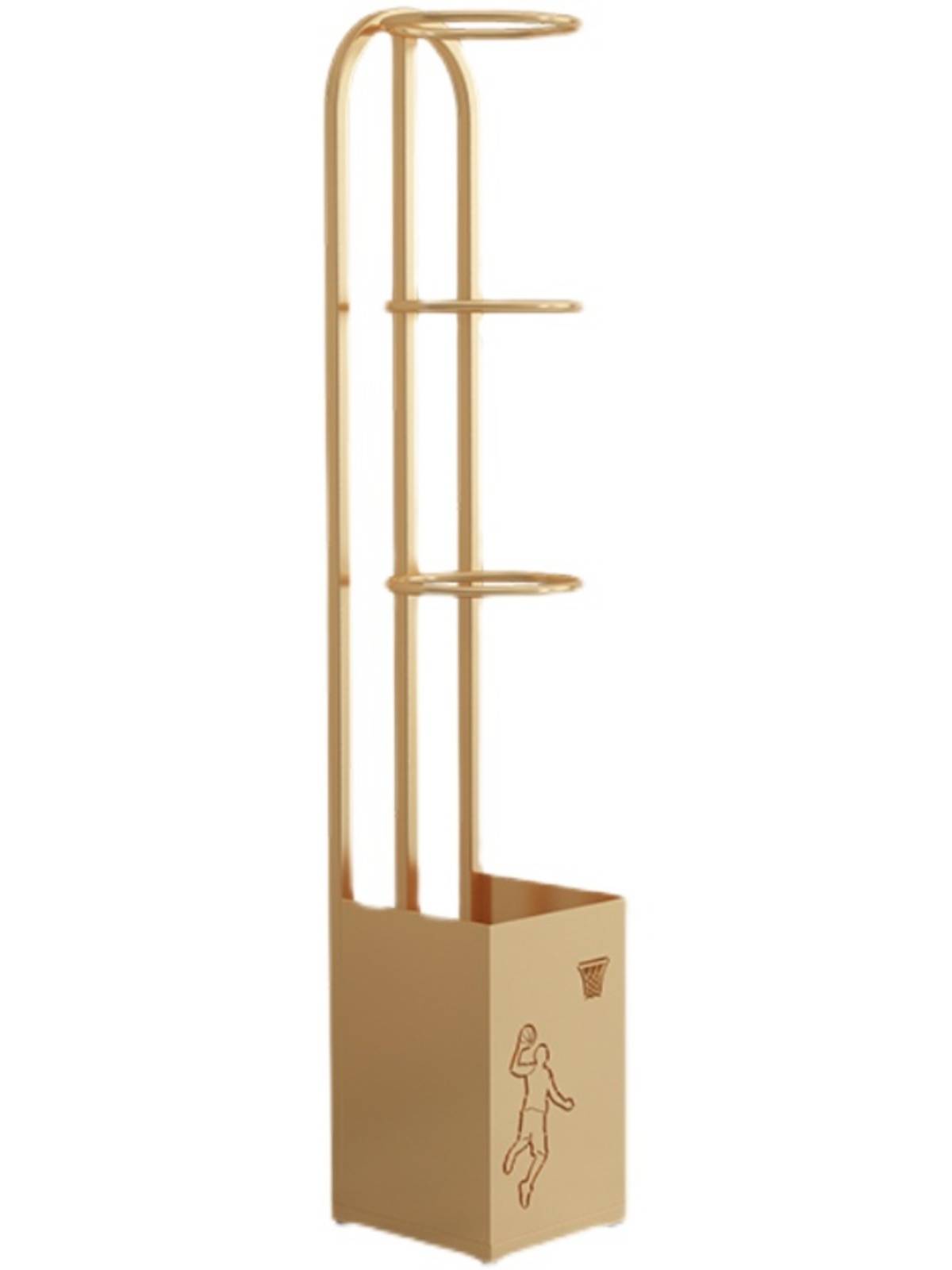 Basketball shelf household ping -pong badminton sports fitness sports supplies storage basketball football storage rack