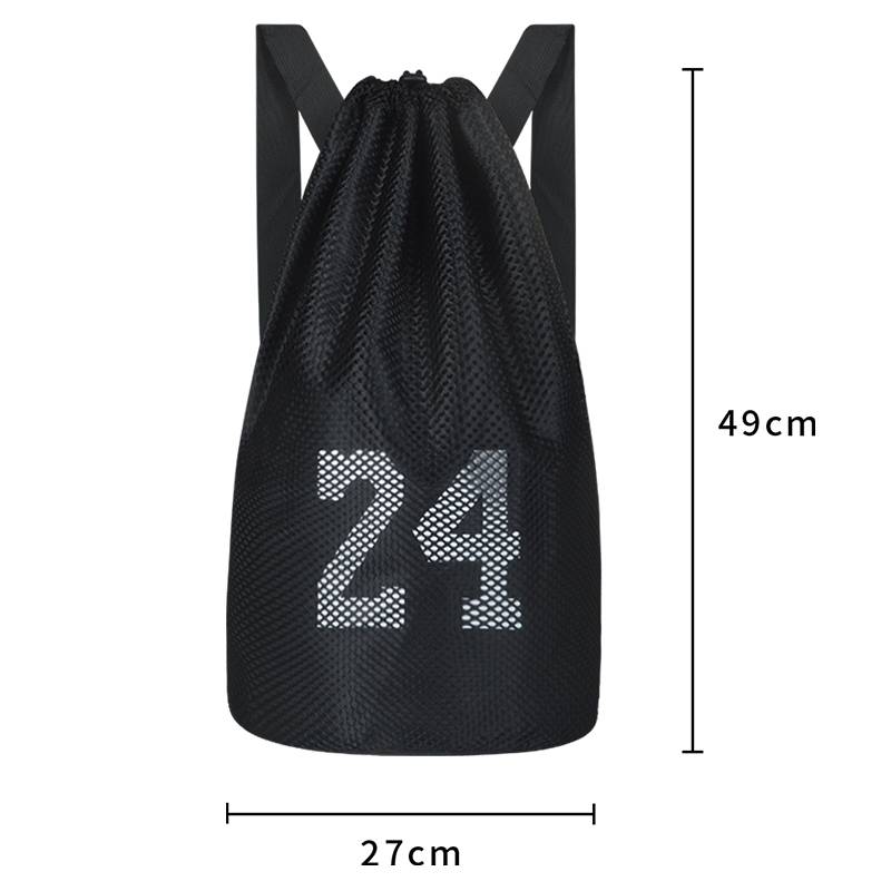 Basketball storage package Large -capacity Sports Backpack Net Pocket Football Training Piece Backpack Badminton Speeding Pocket Pocket