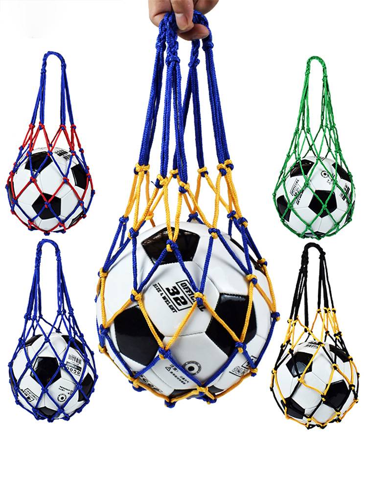 Basketball net bag weaving bag nylon rope thick football bag net storage bag bag basketball pocket net bag