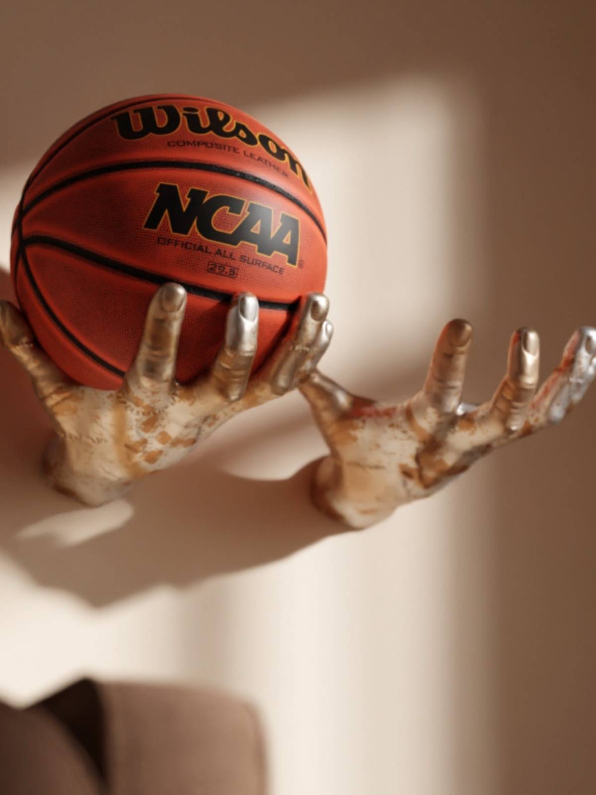 Creative Adam's Hand Hand Wall Hanging Basketball Species Anime Surrounding Tide Play Balls Too Niche Room storage shelf