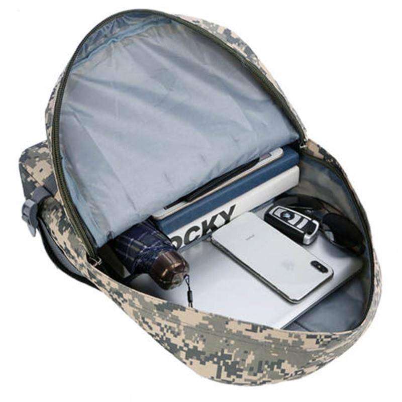 Eat chicken bags three -level backpack camouflage large -capacity school bag travel bag men's bag training bag military training bag