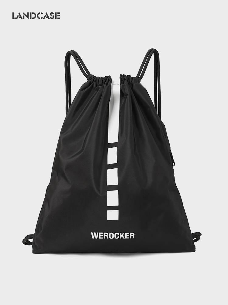 Bouder bag men's drawing rope, bare bag sports fitness bag simple schoolbag sports swimming training basketball small backpack