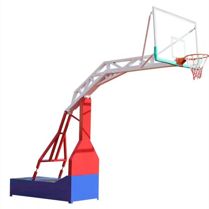 Professional landing -type mobile national standard community school -capable basketball frame basketball frame square adult