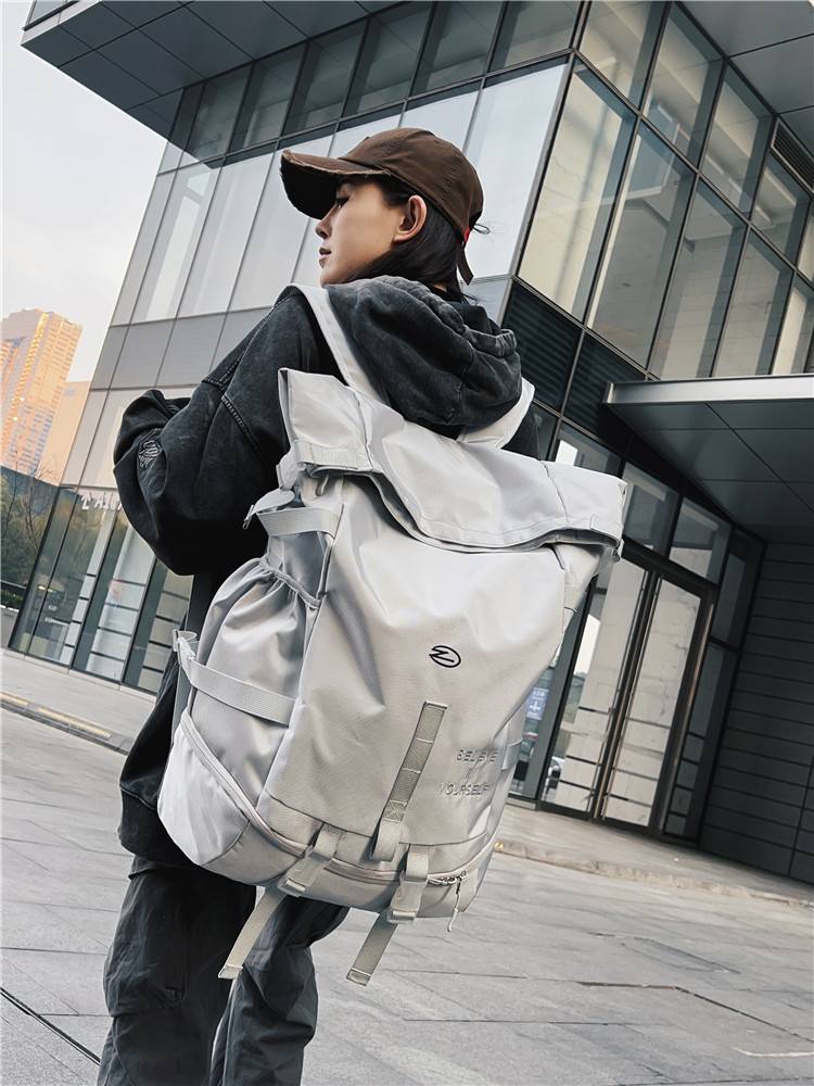 Men's Large -capacity Packet Packet Machine Energy Wind Mountaineering Mountaineering Packet Basketball Bag Short Travel Waterproof Backpack Woman