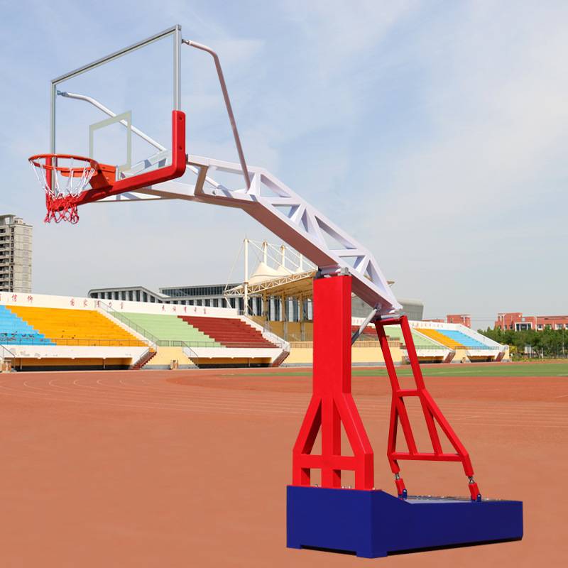 Shanghai brand outdoor adult standard basketball frame fixed mobile school training professional competition basketball rack