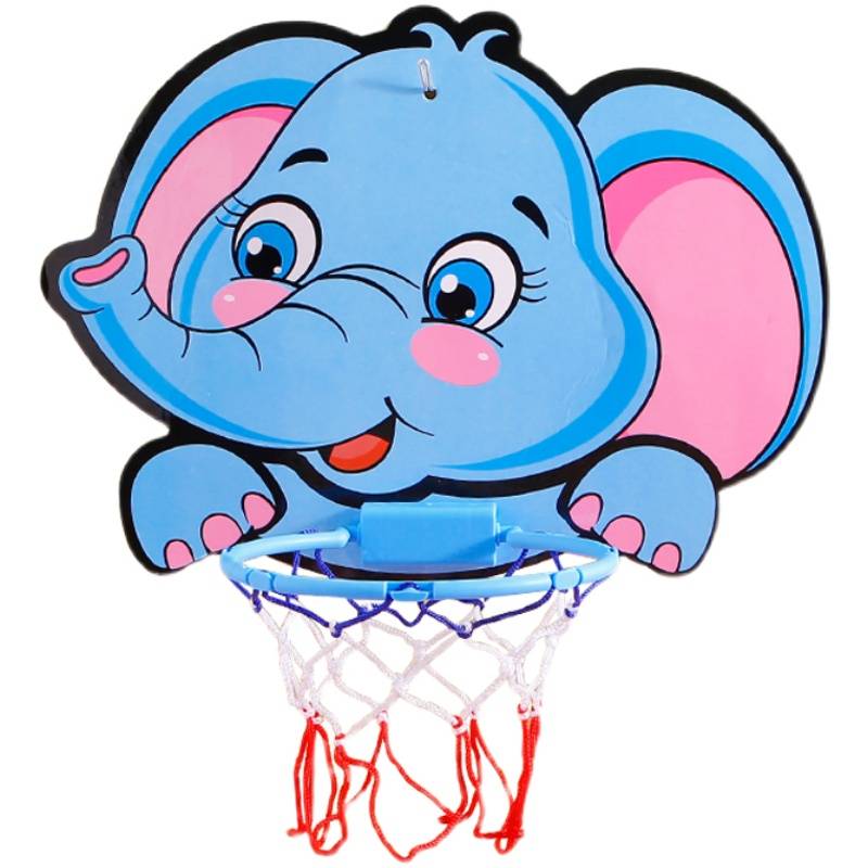 Children's basketball rack free punching room shooting infant ball leather ball -class ball toy wall -mounted basketball frame