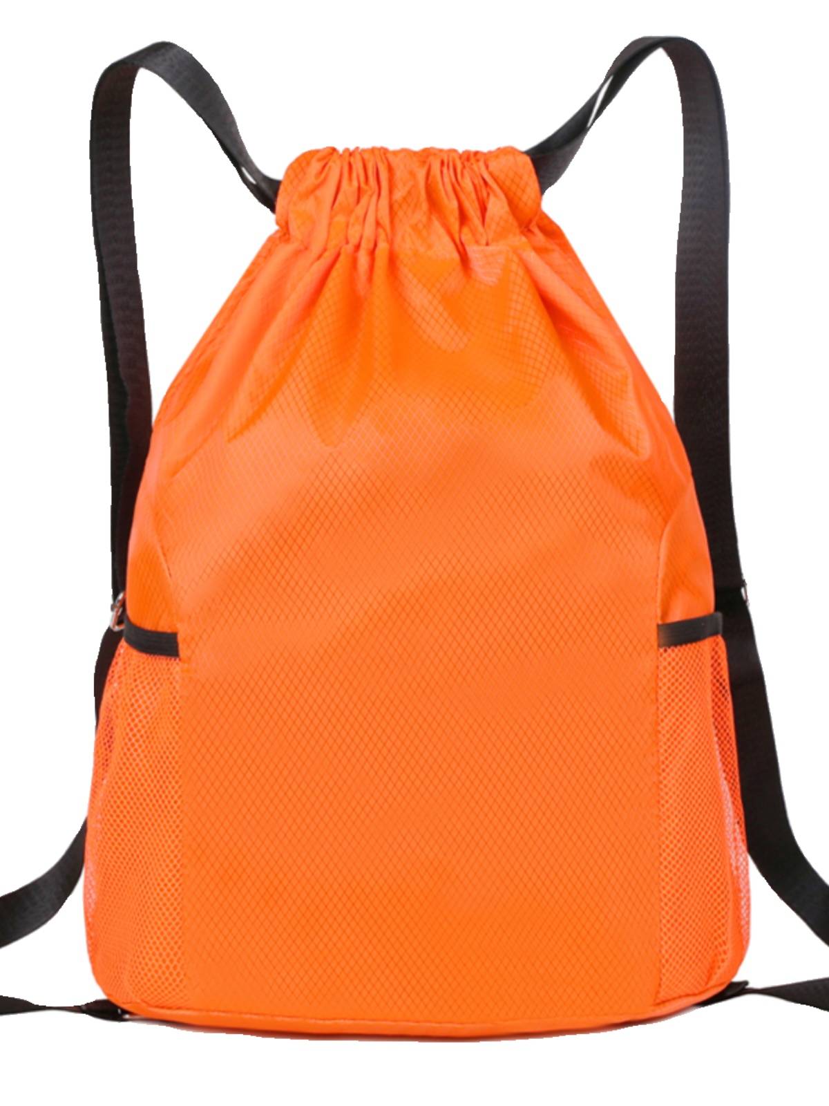 Customized basketball storage packaging outdoor sports large -capacity drawing rope backpack is simple and easy to carry backpack