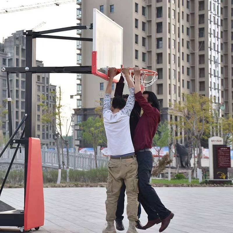 Frame shooting rebounds professional lift ball frame home basket rack competition basket frame can stand adult children's basketball rack standard