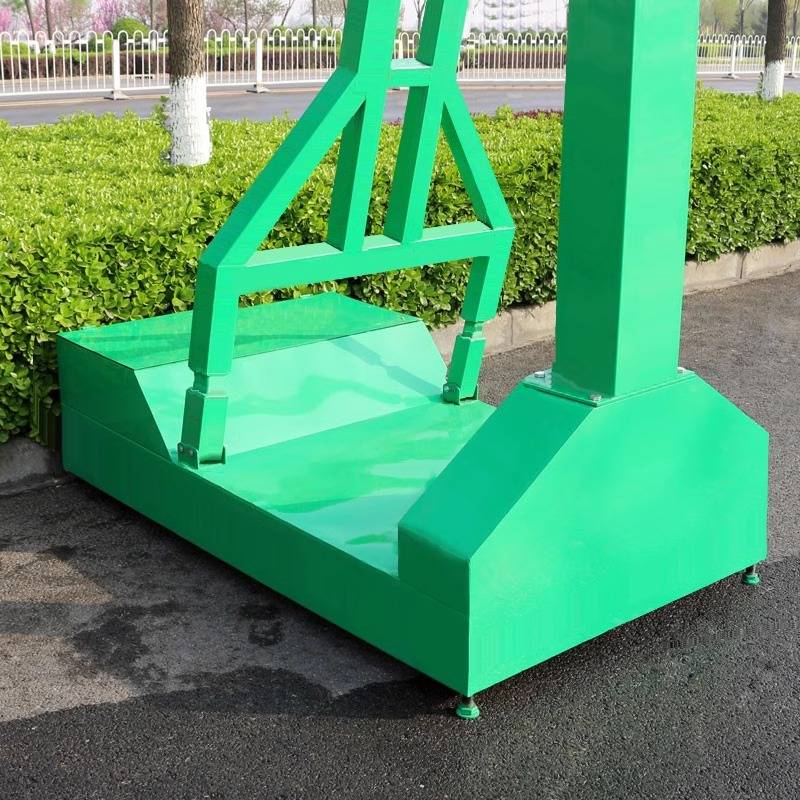 AIYU adult basketball frame outdoor standard can mobile home outdoor school competition landing professional blue rack