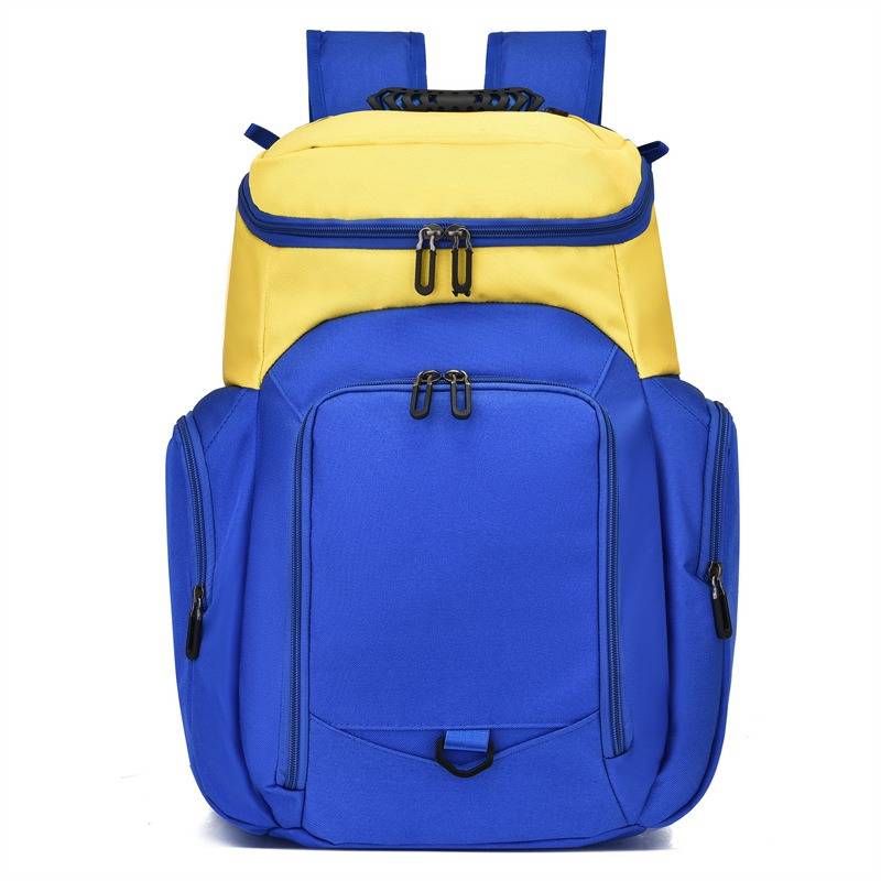 Blue with yellow