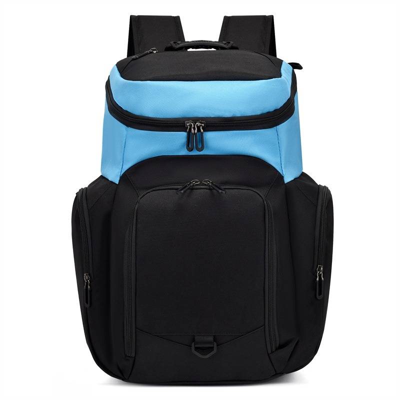 Black with Light Blue