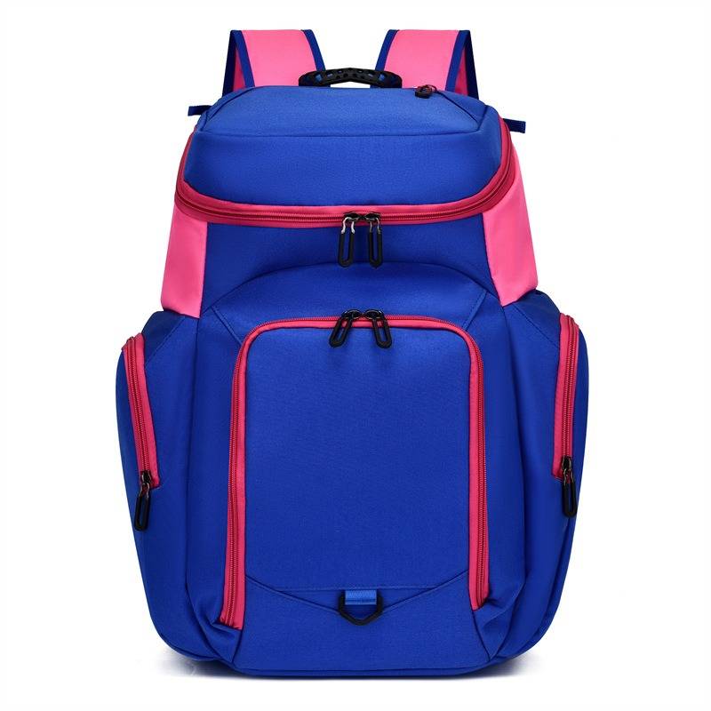 Po blue with pelican red