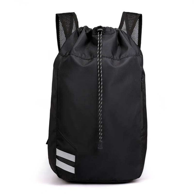 Backpack men's large -capacity basketball bag training fitness equipment travel schoolbags drawing rope storage movement backpack tide