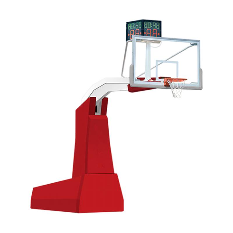 New product luxury indoor standard professional competition adult outdoor mobile outdoor electric hydraulic lift basketball rack