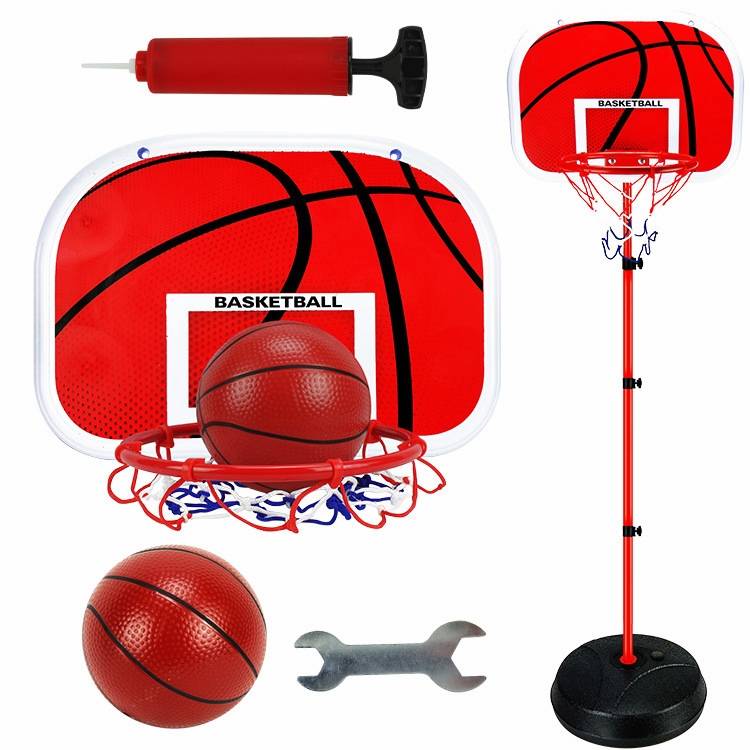 Outdoor indoor sports hardcore basketball box Baby shooting frame children can raise basketball rack toys