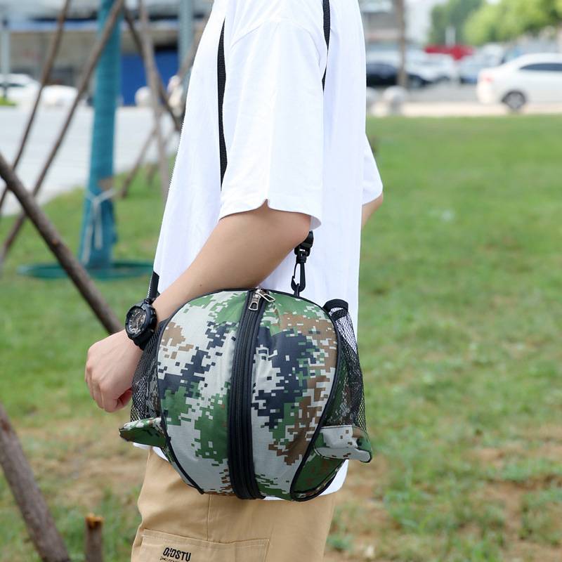 Basketball bag collection bag crossbody training backpack net pocket students, young children multi -function, large -capacity basketball bag