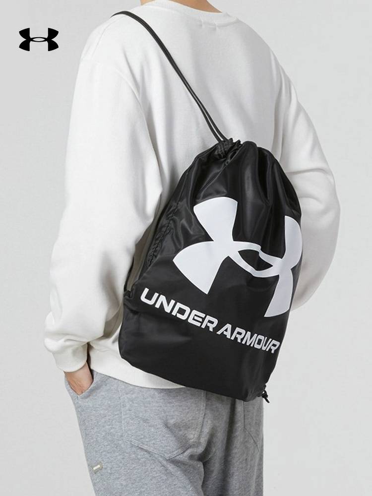 UA Andma bilateral bag men's and women's same type of anti -splashing fitness sports bouquet mouth bag basketball drawstring 22610001