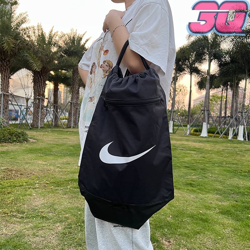 Nike Nike Sports Leisure Fitness Training Pump Basket Backpack Storage Bag Men and Women BA5953-010
