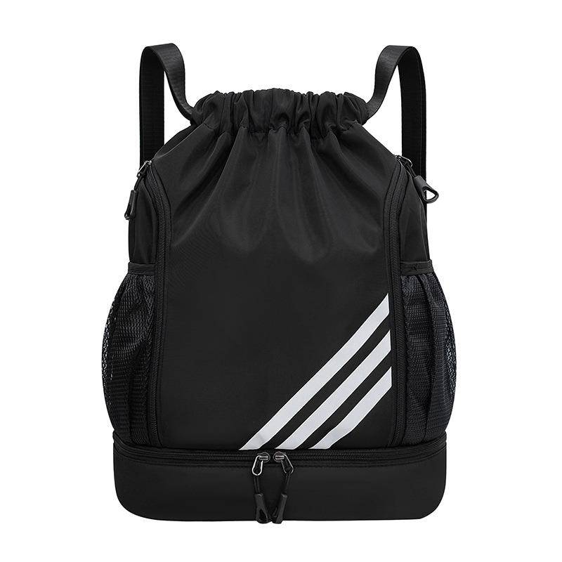 New model 7 basketball backpack shoe warehouse picker large -capacity beam lightweight travel water cup side pocket training logoo logoo