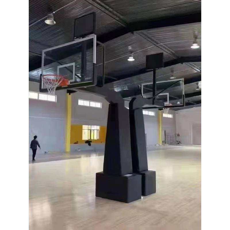 Adult basketball rack supports dunk fixed American buried square tube basketball rack young children indoor outdoor