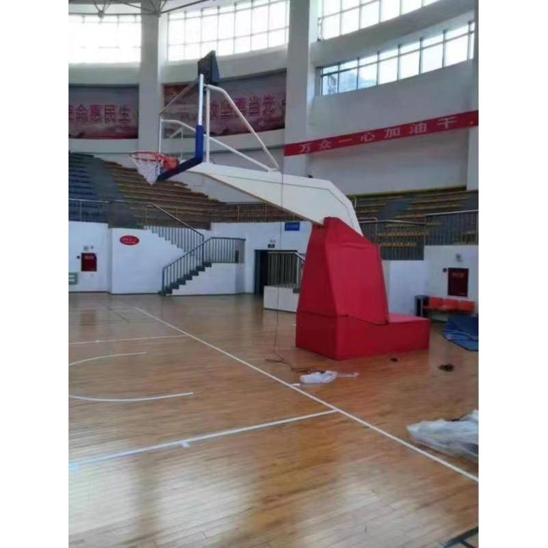Professional electric hydraulic basketball frame imitation hydraulic competition folding and falling standard basketball rack competition training buckle rack