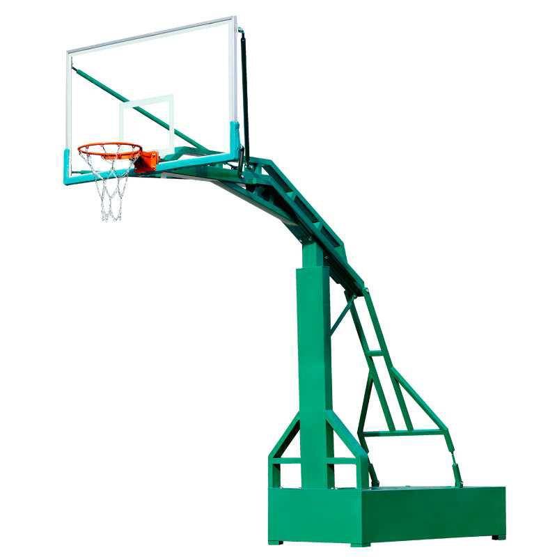 Custom large flat box imitation hydraulic basketball outdoor school basketball frame buried mobile basketball racks