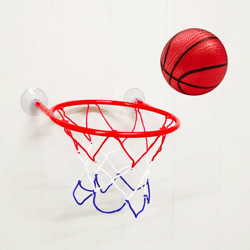 Children's basketball rack free hole wall -mounted basketball frames to lift ball baskets vote, cartoon cartoon leather ball kindergarten