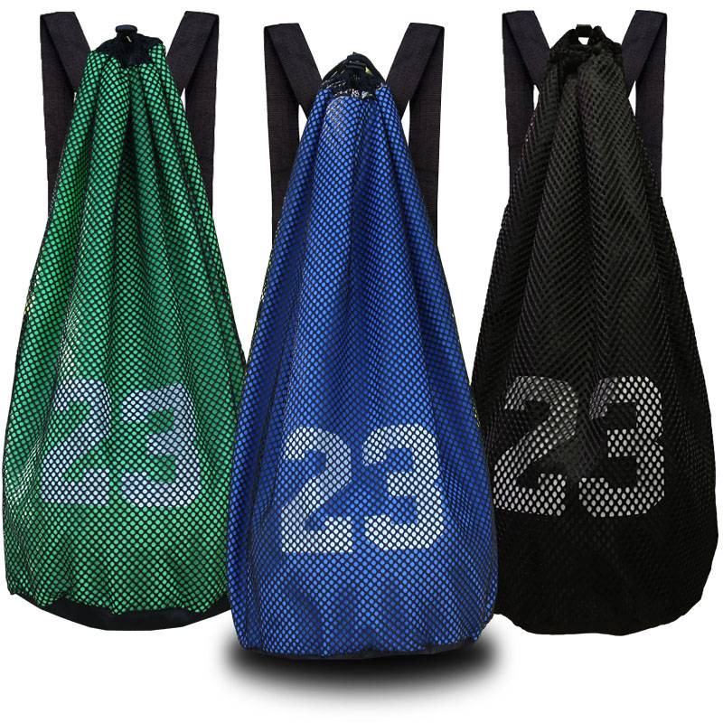 Basketball bag basketball training bag bags Portable child student backpack backpack multi -function men and women draw rope storage