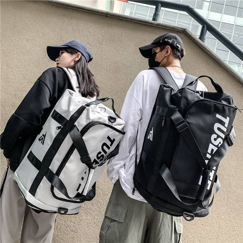 Backpack men's tide brand basketball bag multi -functional travel bag, shoulder oblique cross -bag large -capacity fitness bag skiing female