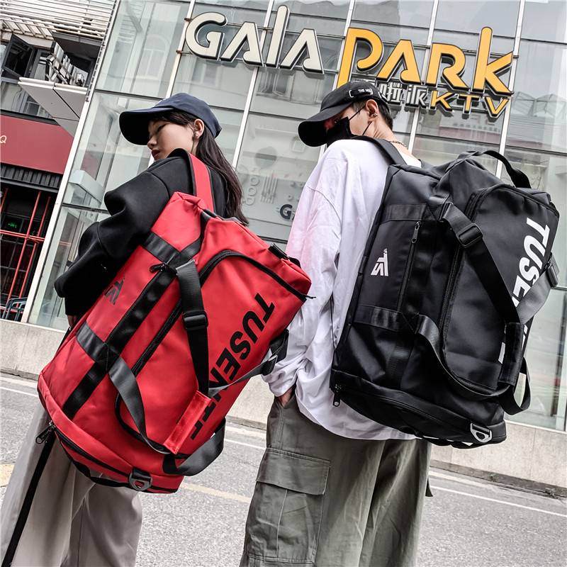Backpack men's tide brand basketball bag multi -functional travel bag, shoulder oblique cross -bag large -capacity fitness bag skiing female