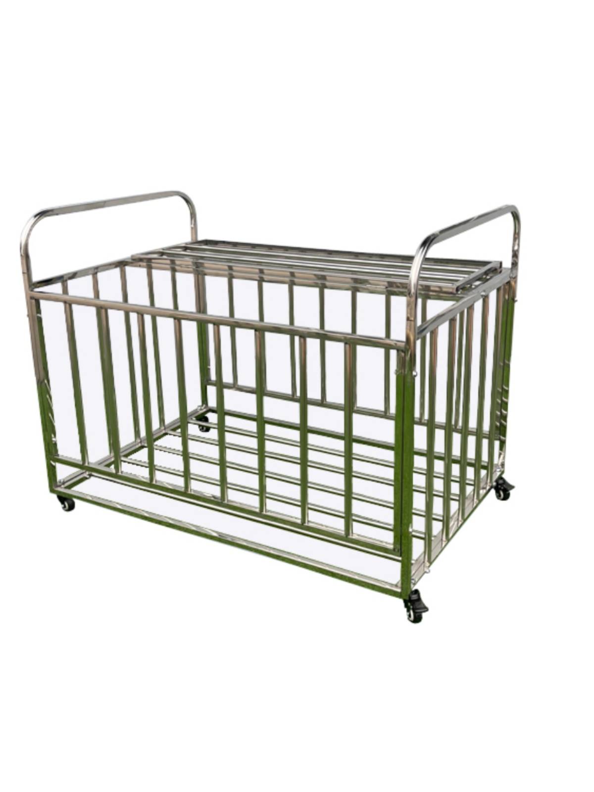 Basketball storage basket stainless steel stainless steel cart, mobile football basket basketball storage shelf basketball storage car