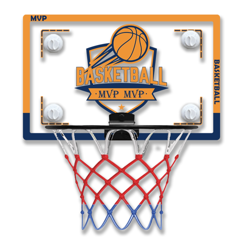 Indoor hanging suction cup basketball basket still sound balls vining rack exemption baskets children's homeless elasticity
