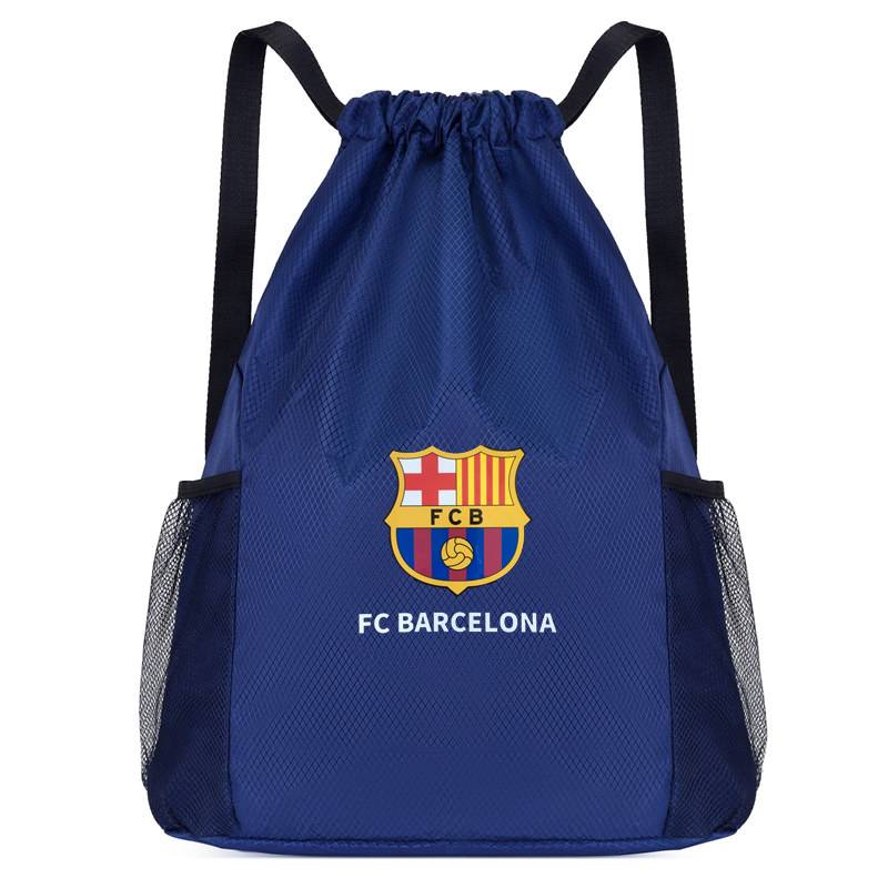 Barcelona Football Bag Real Madrid Basketball Pack Student Outdoor Sports Tour Backpack Pocket Pocket Pumping Backpack Customization