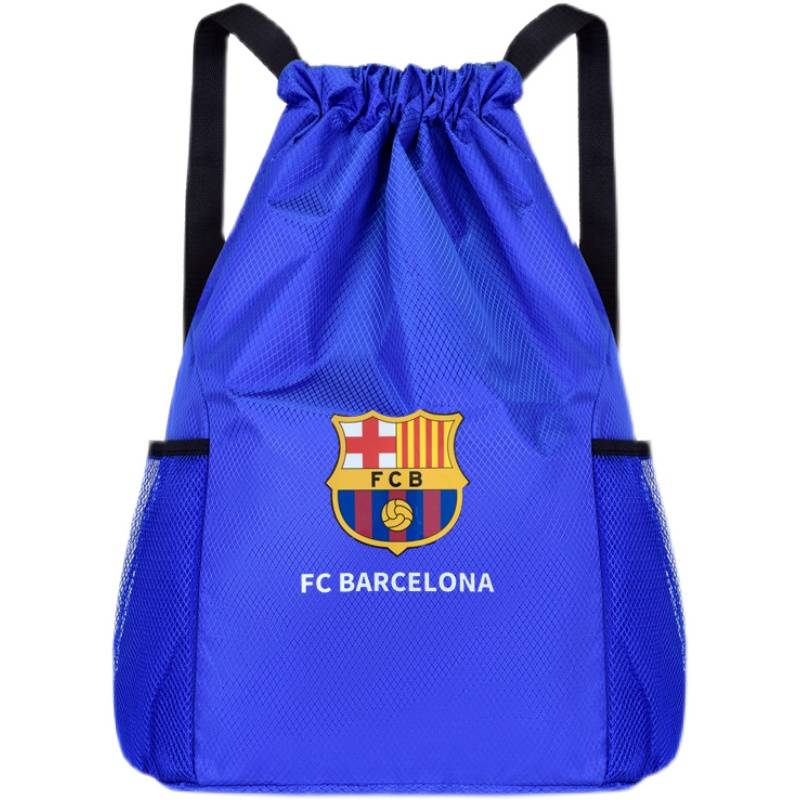 Barcelona Football Bag Real Madrid Basketball Pack Student Outdoor Sports Tour Backpack Pocket Pocket Pumping Backpack Customization