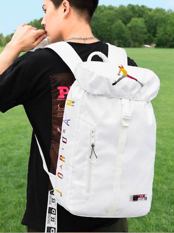Boys new large -capacity Flying -man backpack Student bags for high school women's sports American basketball bag travel school bag tide