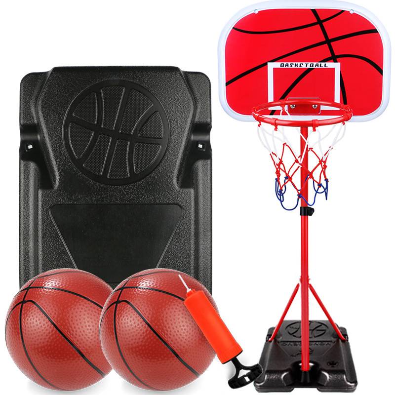 Shooting basketball rack home indoor children's basketball box Kindergarten classroom shooting box small blue box outdoor ball frame