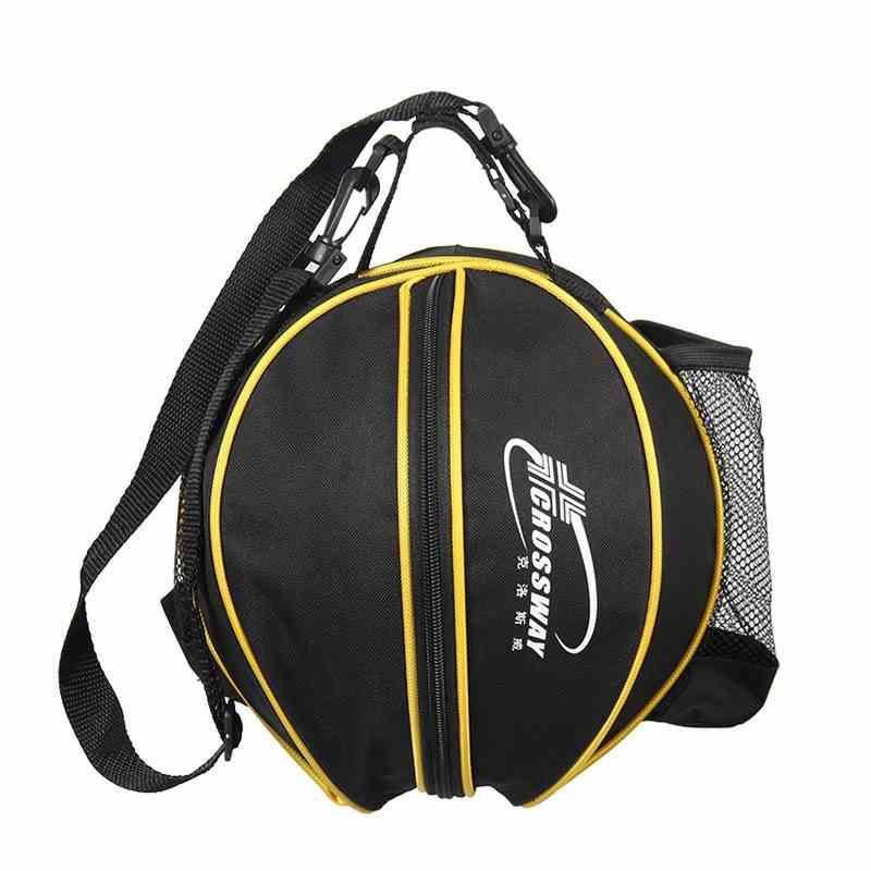 Basketball bag, shoulder back training sports equipment football backpack student net pocket basketball bouquet pocket storage bag