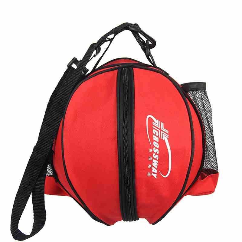 Basketball bag, shoulder back training sports equipment football backpack student net pocket basketball bouquet pocket storage bag