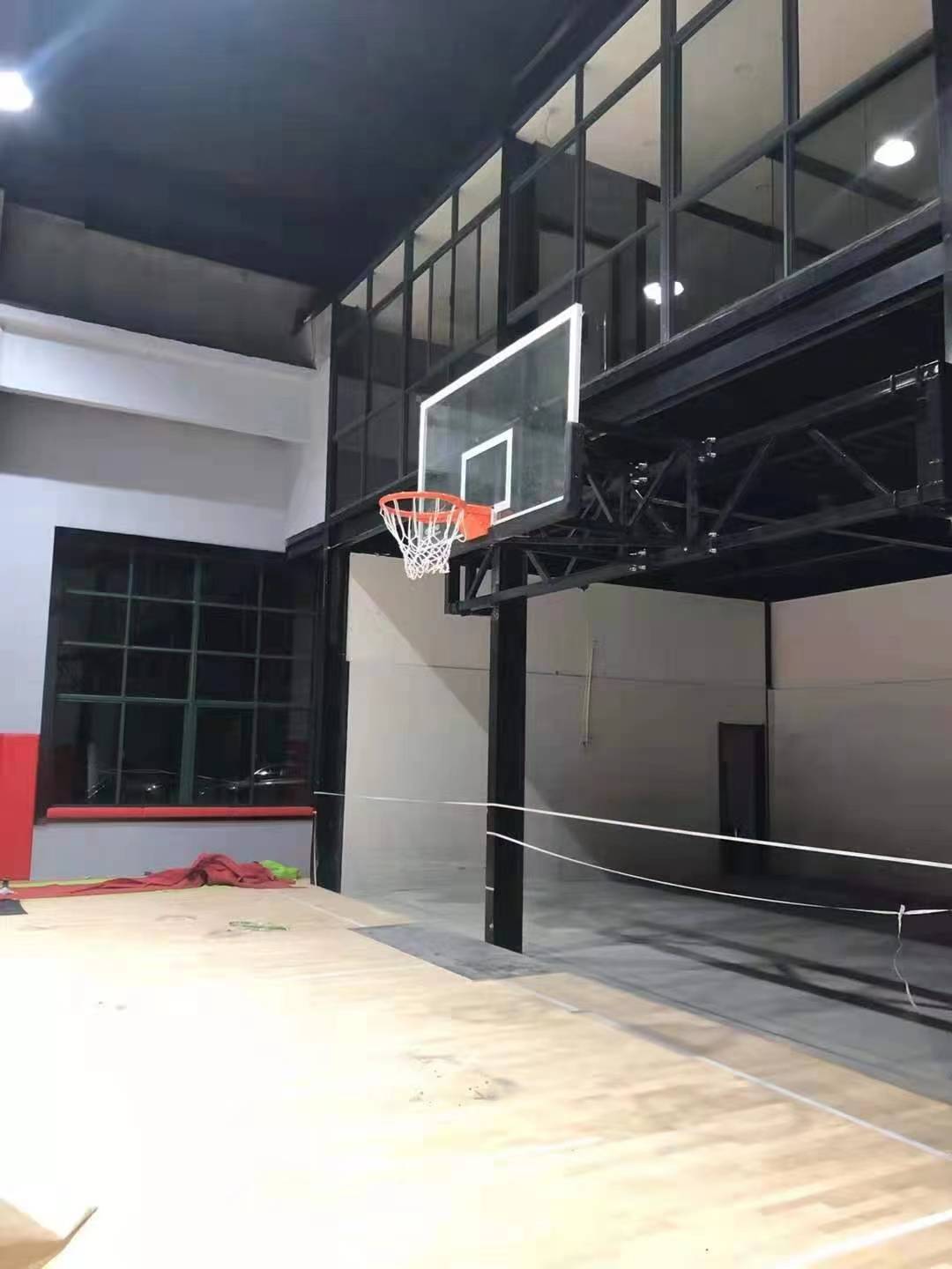 Wall fixed basketball rack