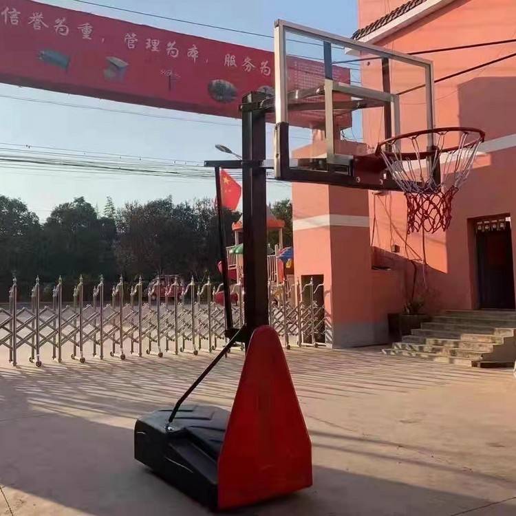 Bringing wheel leisure basketball frame standard highly outdoor meridian and weft mobile basketball box Kindergarten lifting basketball rack