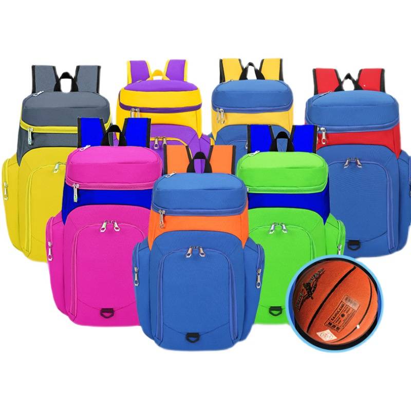 Spot speed hair basketball bag adult backpack large -capacity student fitness outdoor training sports bag printing plant