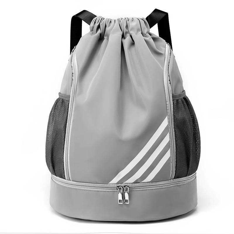 Customized basketball bag basketball bag collection bag football bag training backpack drawstring drawing stroke bare shoulder sports fitness bag