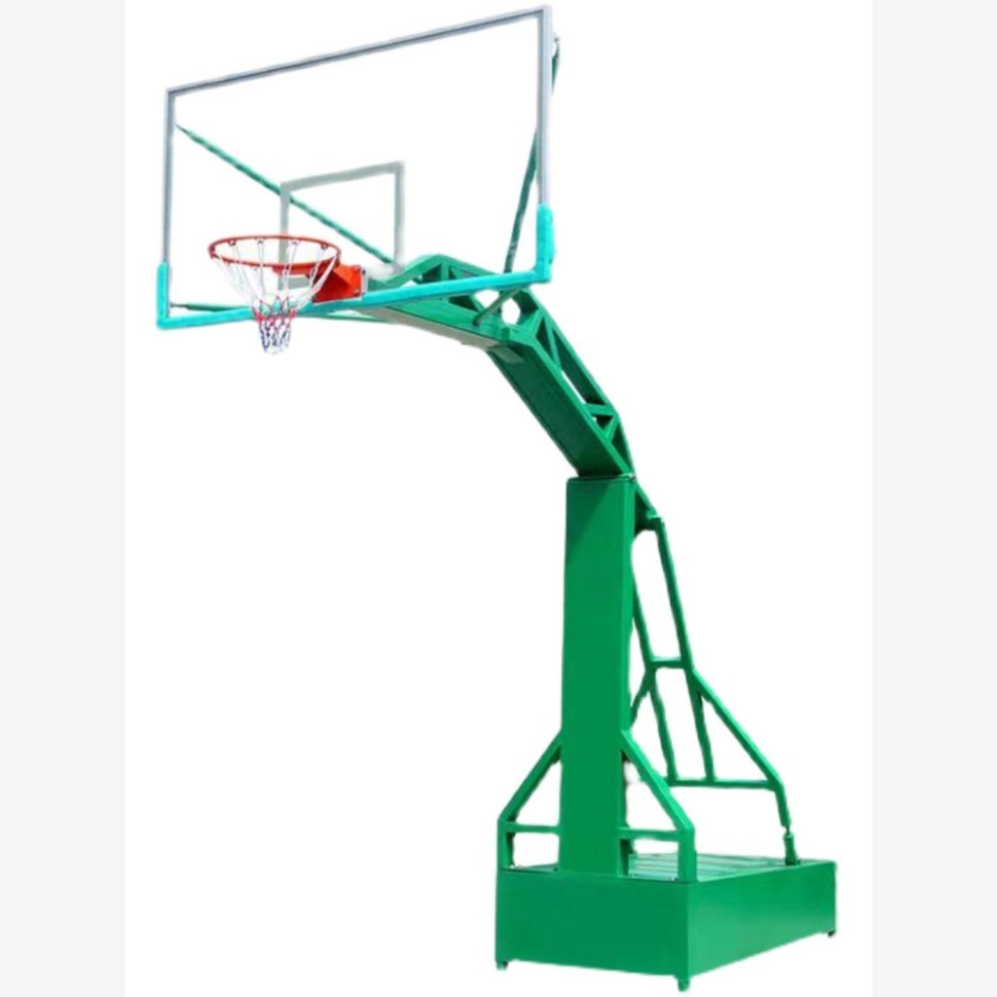 Regular outside-of-house standard basketball set in the inner training room of the Chongqing adult basketball sports school