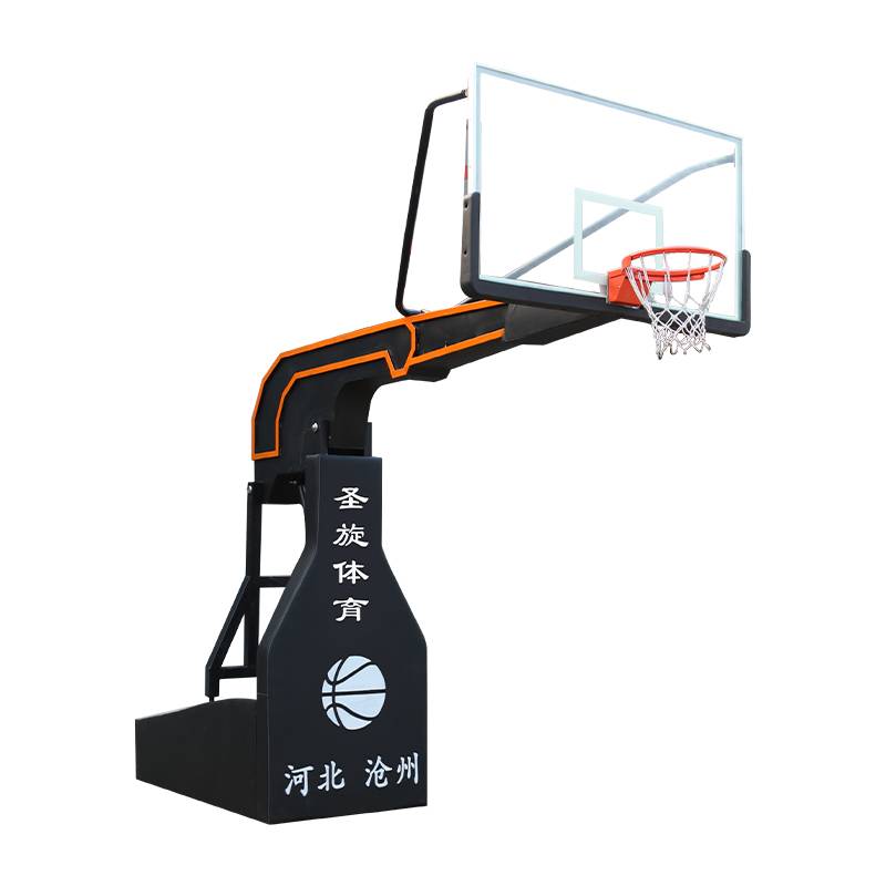 Indoor professional hand -electric remote control hydraulic basketball rack basketball outdoor adult competition mobile lifting basketball framework