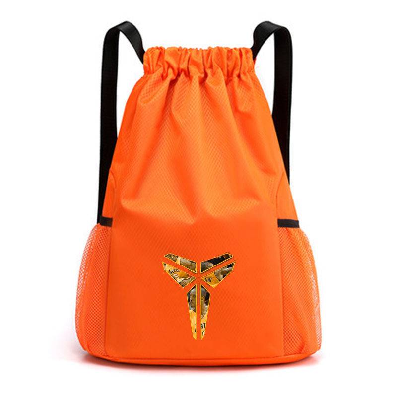Kobe Basketball Bouncing Pocket Sports Oxford Custom Print LOGO Backpack Large -capacity Pulling Strip Men and Women Bags