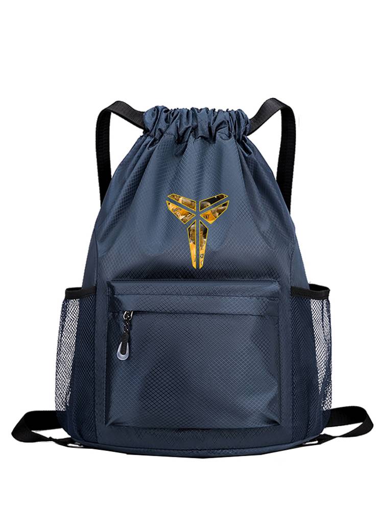 Children's basketball bag dry wet wet separation swimming bag waterproof storage bag drawing rope bare bag custom sports fitness backpack