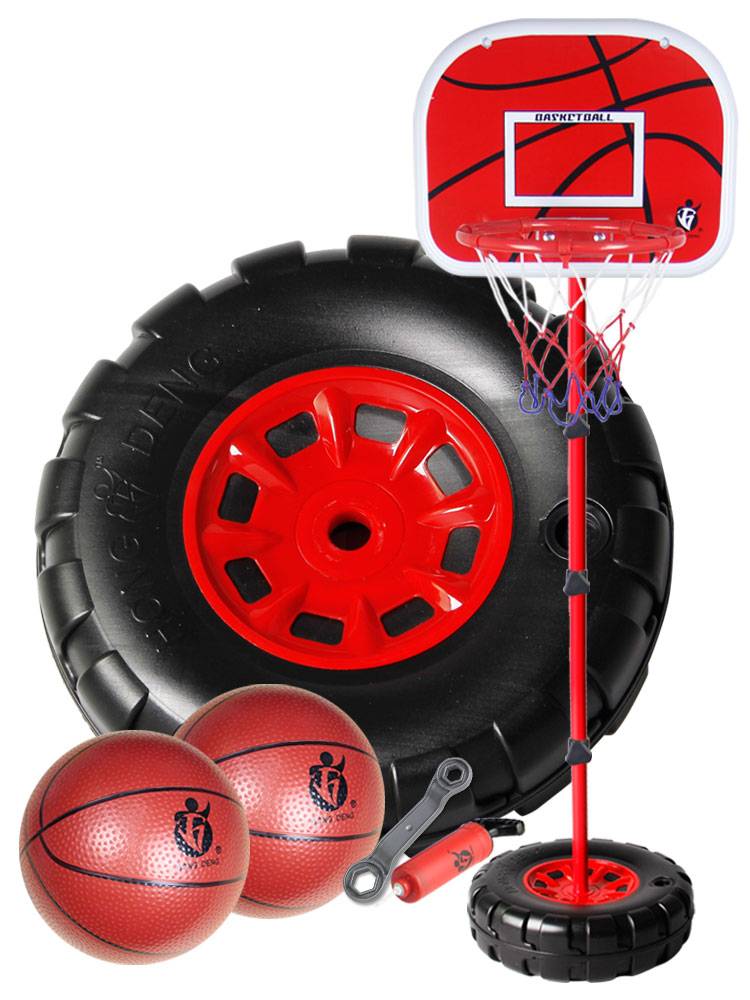Can lifted children's basketball racks Inside the basketball box home basket baby leather ball 1-3-6 years old 5 children toys