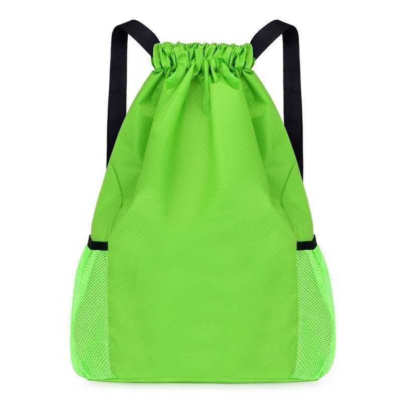Beam pocket drawing bag sports casual backpack Oxford cloth large travel bag student football shoes bag basketball bag