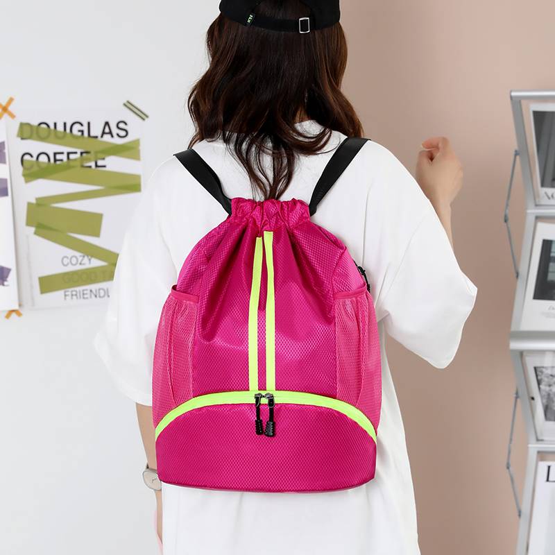 Basketball belt basketball bag football bag dry wet wet wet wet wet waterproof waterproof bag pumping backbone sports fitness bag men